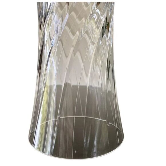 Mikasa Concerto Barware Highball Water Tall 5 3/4” Swirl Crystal Glass - Picture 8 of 13
